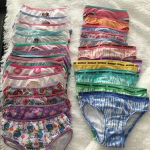 SOLD Little Girls Undies and T-shirts